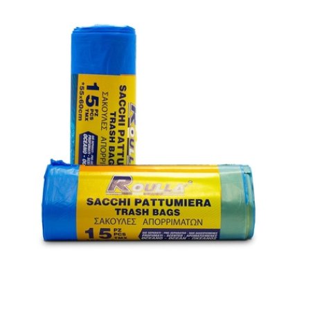 Roull Bags 55 X 60 Ocean 150 Gr 15 Pcs With Easy Closure