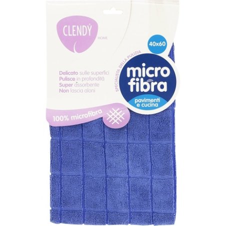 Clendy - Microfiber Cloth, Floors And Kitchen, Pack Of 1