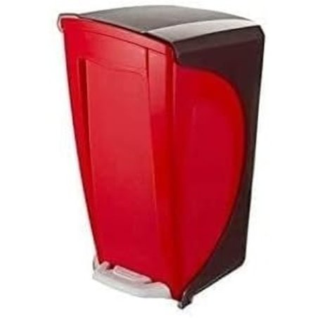 Bice Elegant and Functional Dustbin with Pedal and Two Practical Door Clamps 17 Liters 23x30x43cm