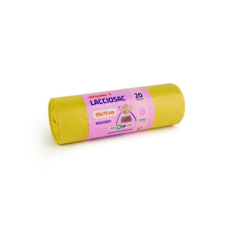 Virosac Trash Bag Dry 55x75x20 Yellow