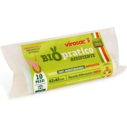 Virosac 131378 Bags Biodegradable, Mater Bì, 15 X 4 X 4 Cm, 10 Units