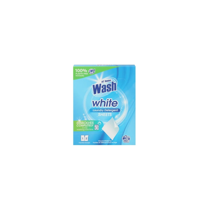 At Home Wash Cleaning Cloths 30 Pieces White