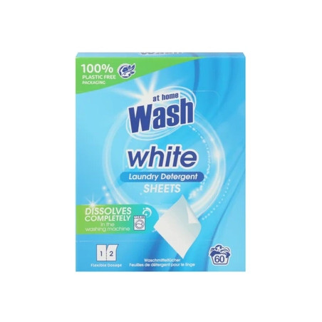 At Home Wash Cleaning Cloths 30 Pieces White