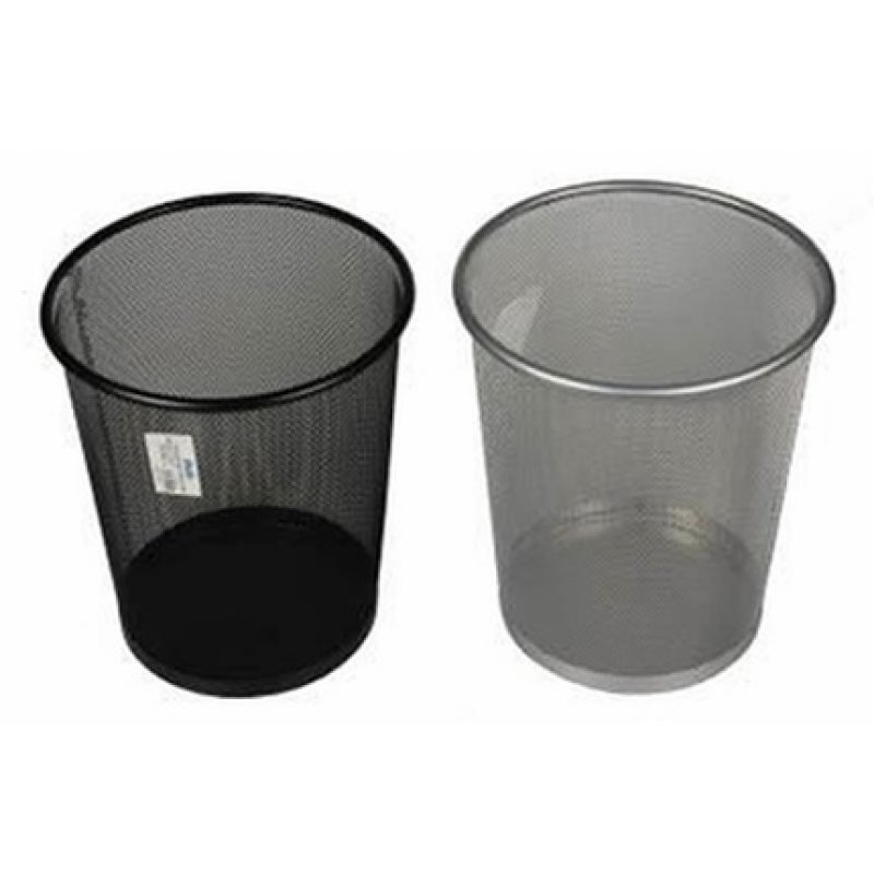 Round Metal Mesh Waste Paper Basket