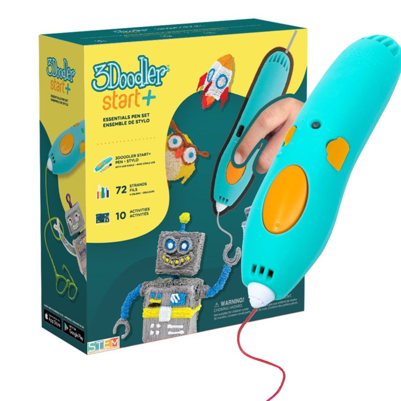 3Doodler Start Plus 3D pen 0.77 mm Turquoise, Yellow