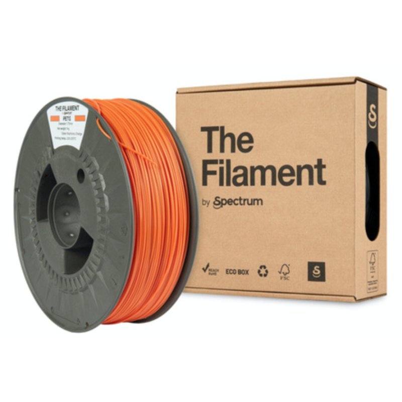 Spectrum Filaments TF-24024 matériel d'impression 3D PETg (polyéthylène téréphtalate glycolisé) Orange 1 kg