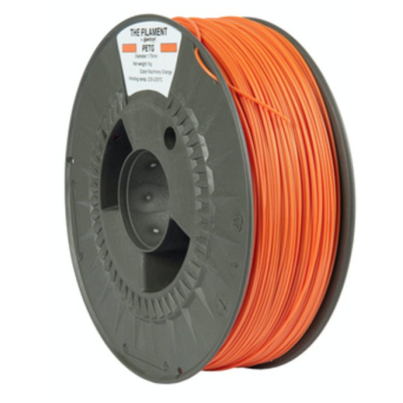 The Filament · PETG · MACHINERY ORANGE · 1.75mm · 1kg