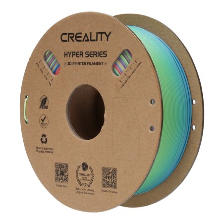Creality 3301010425 3D printing material Polylactic acid (PLA) Blue, Green, Pink 1 kg