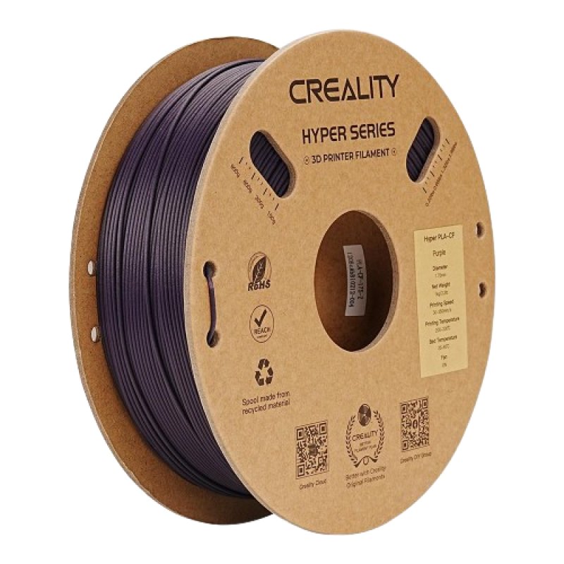 Creality Hyper PLA-CF Fibre de carbone Violet 1 kg