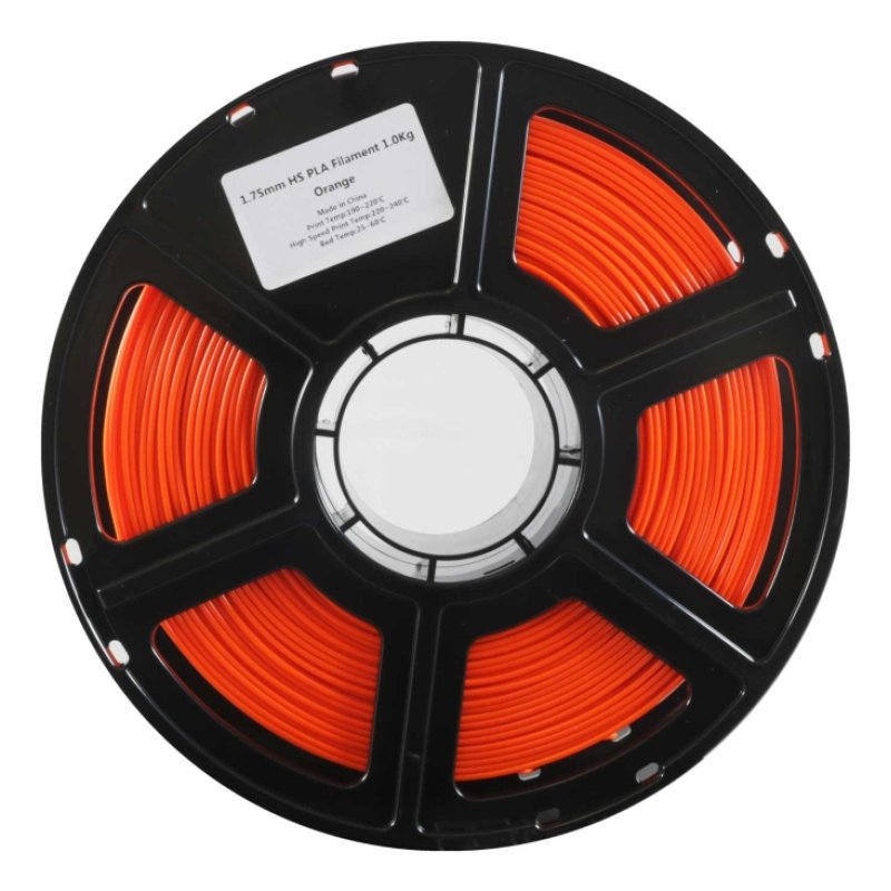 Flashforge FF0693 matériel d'impression 3D Acide polylactique résistant (PLA) Orange 1 kg