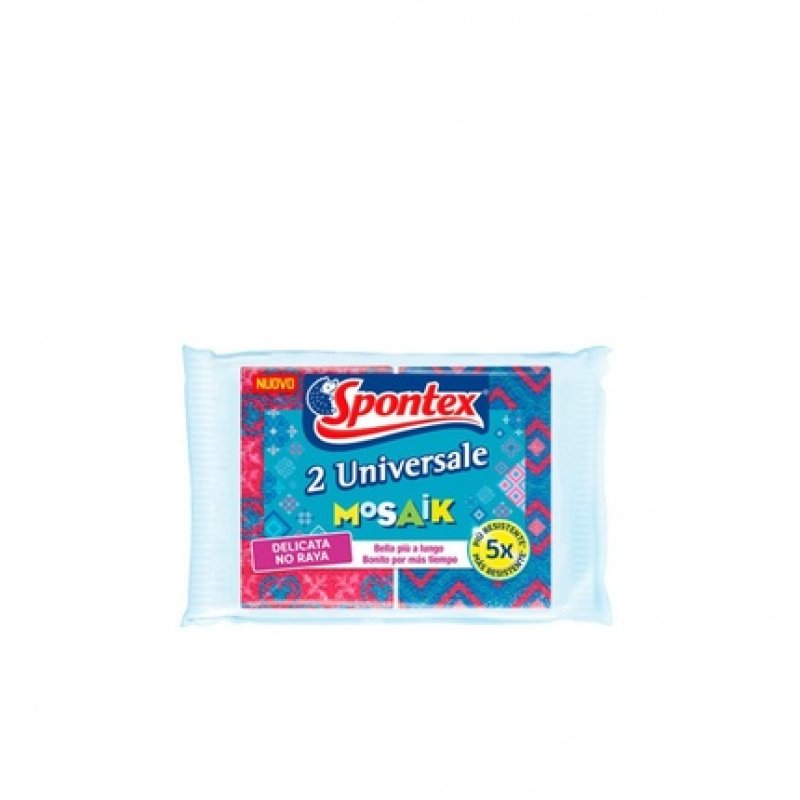 Spontex Estr Mosaik Nonstray 2und Household Consumables