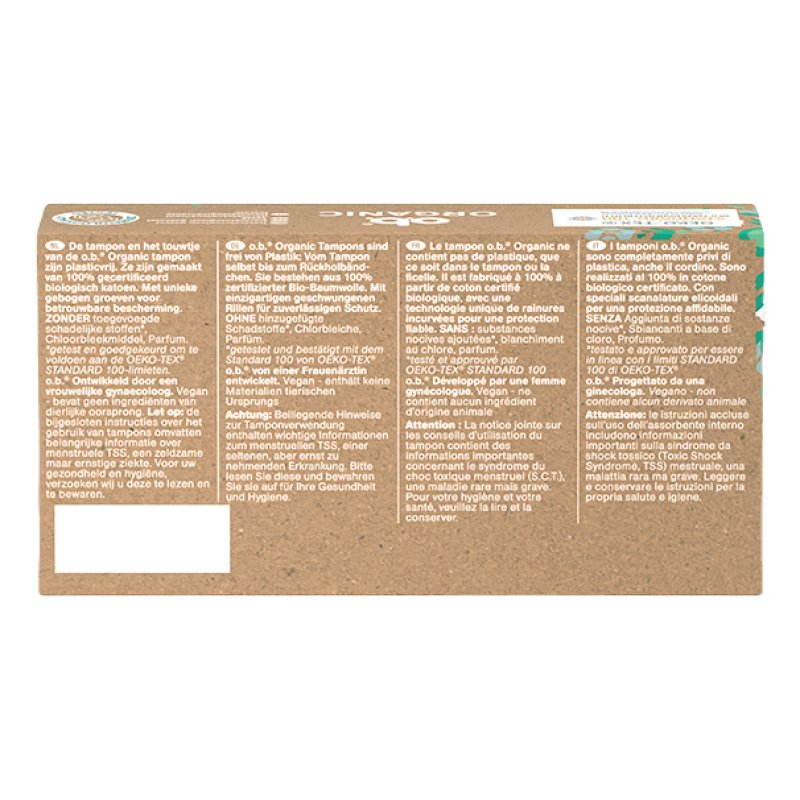 o.b. Organic Normal Tampon 16 pc(s)