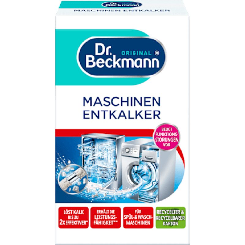 Maschinen Entkalker, 2x 50g (für alle Waschmaschinen und Spülmaschinen)