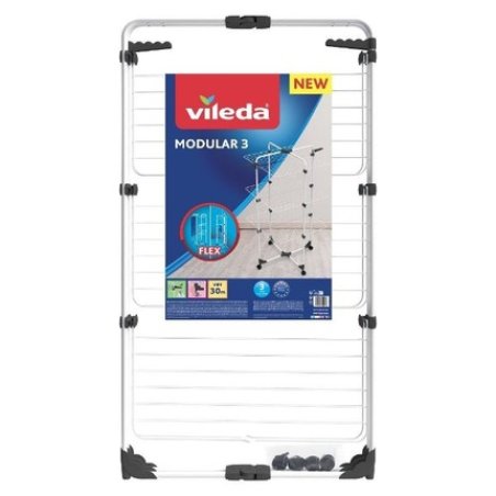 Vileda Modular 3piece Shower Drying Rack