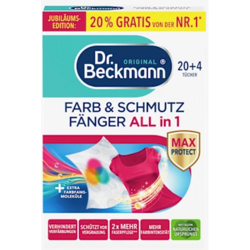 Dr Beckmann Color & Dirt Catchers 4 Pieces