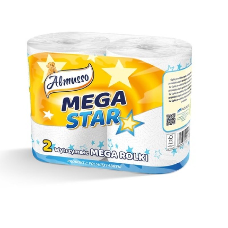 Chemia Rz1 Almusso Mega Star Paper Towel 2ply 1 Pack 2 Pieces
