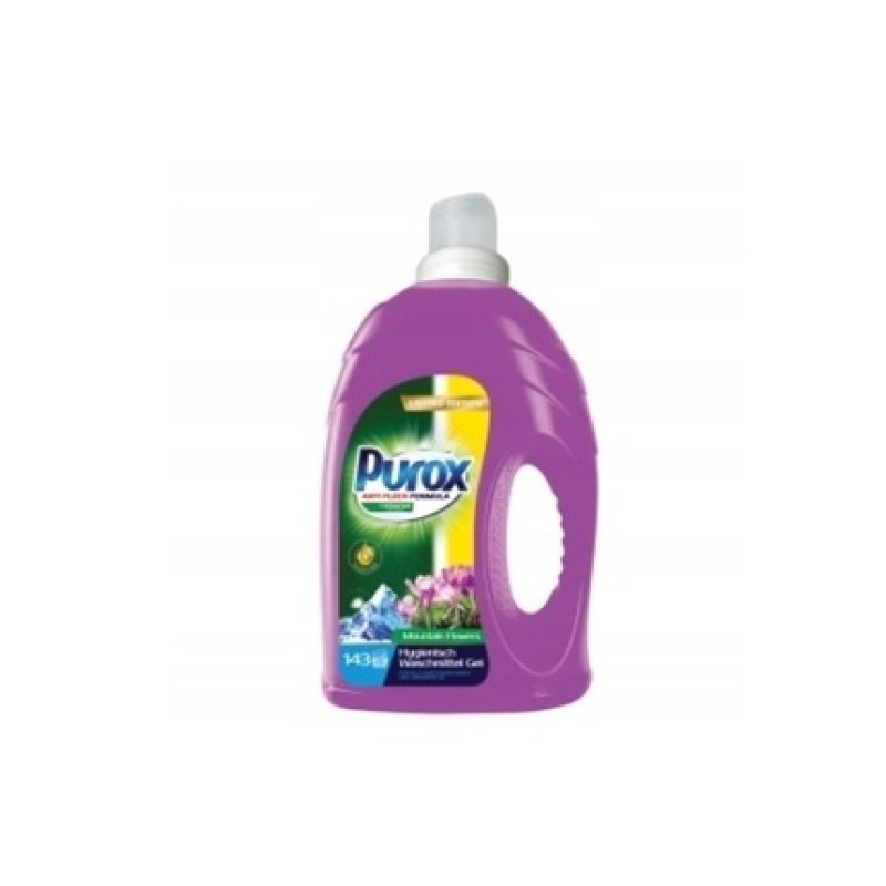 Purox Color Gel For Washing Colored Fabrics Mountain Flowers 43 Liters