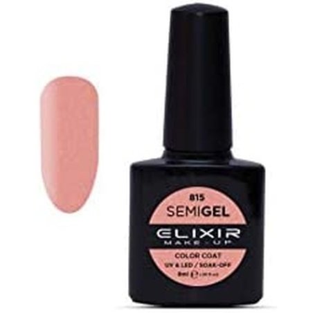 ELIXIR Shiny Nude Pink Semi-Permanent Nail Polish 18ml