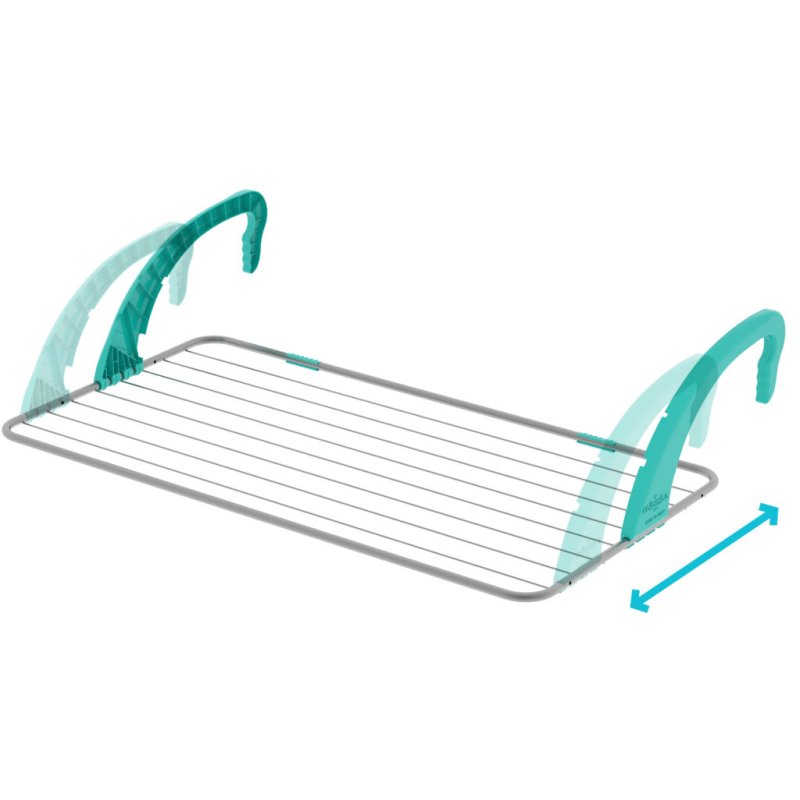 Colombo New Scal Balcony 10 Attachable rack Grey, Turquoise