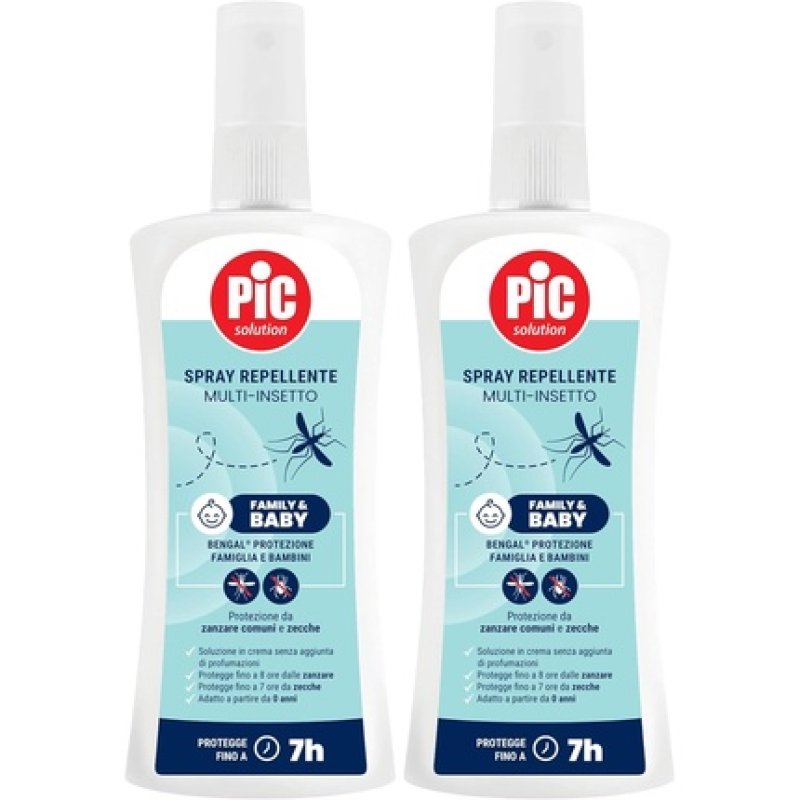 Pic Solution Antimosquitoes and Ticks Insect Repellent for Children