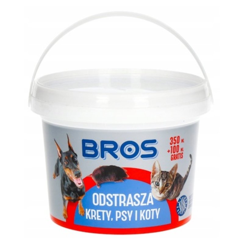 Bros Powder For Repelling Moles For Dogs And Cats 350 Ml