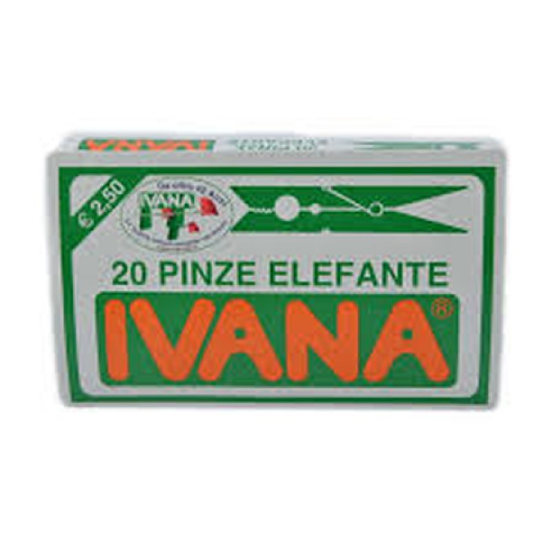Ivana Elephant Plastic Laundry Pegs 20