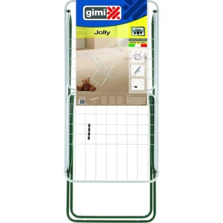 Gimi Jolly Drying Rack, Steel And Plastic, 18m Dry Length, Colored