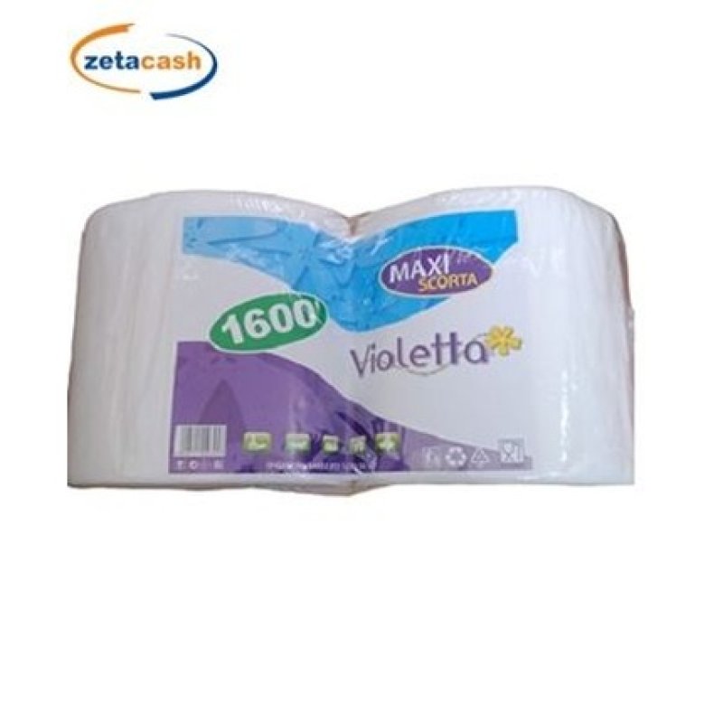 Violetta Extra Large Paper Towels X2 2 Rolls