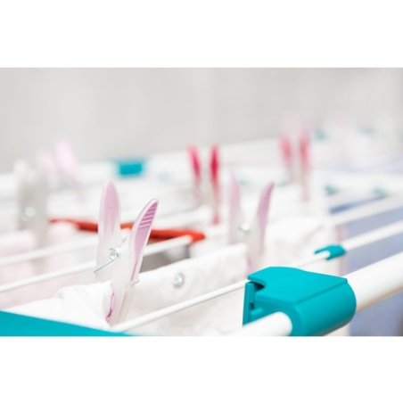 York Clothespins Set of 24 in 3 Pastel Colors with Soft Grip