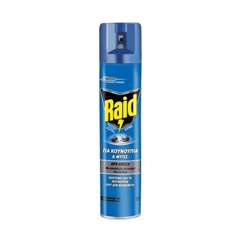 Raid Raid Aerosol Spray For Mosquitoes & Flies 300ml