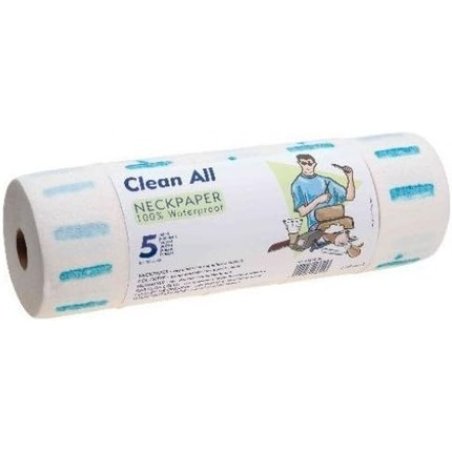 Clean All Neck Paper 100% Waterproof - Pack of 5 Rolls