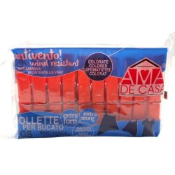Ama De Casa Extra Strong Orange Clothespins Pack Of 20