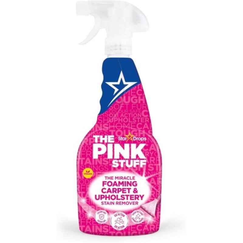 Stardrops The Pink Stuff Miracle Foaming Carpet Upholstery Stain Remover