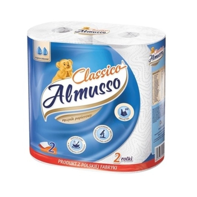 Almusso Classic Premium 2ply Paper Towels 10 M X 2 Rolls