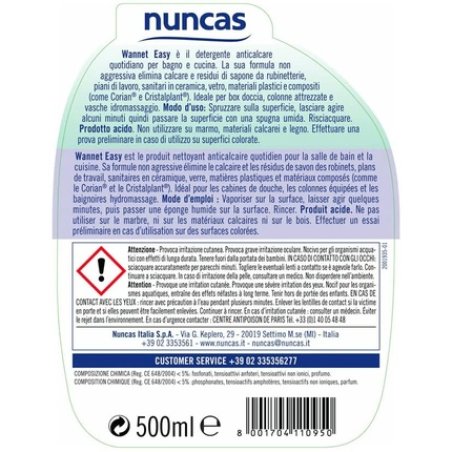 Nuncas Wannet Easy Daily Limescale 500ml