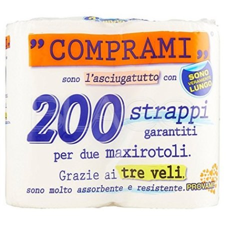 Comprami Rotoli Asciugatutto 3 Ply Pack Of 2