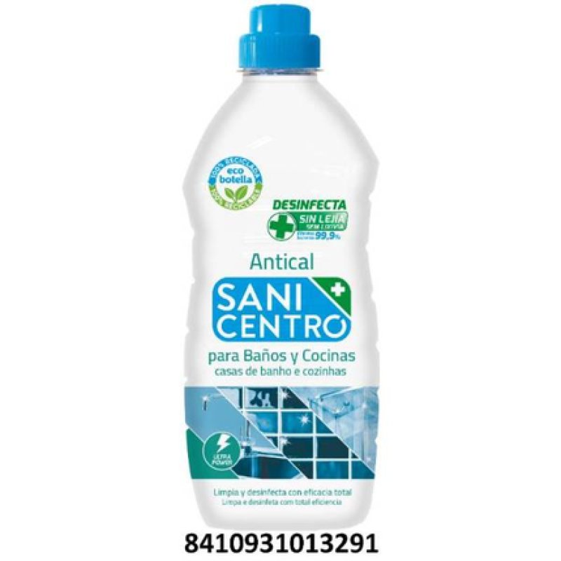 Cleaners Sani Bleachfree Antilimescale Bathroom And Kitchens 1 L With 9 Units