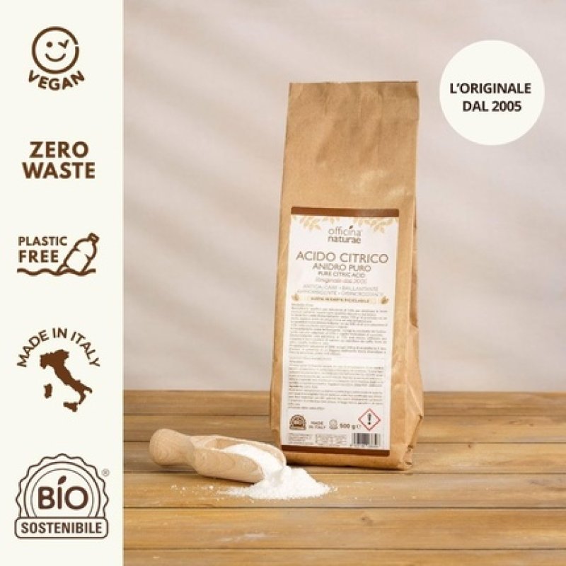 Officina Naturae Pure Anhydrous Citric Acid Powder Limescale Remover