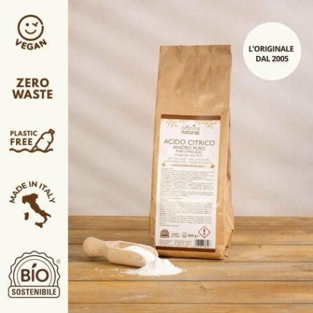 Officina Naturae Pure Anhydrous Citric Acid Powder Limescale Remover