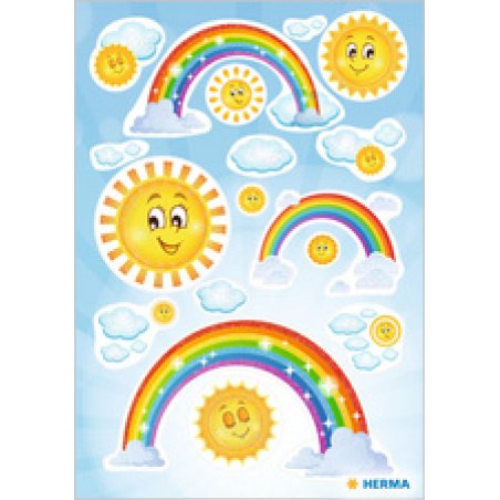 HERMA Stickers MAGIC Escargots rigolos, couleurs fluo