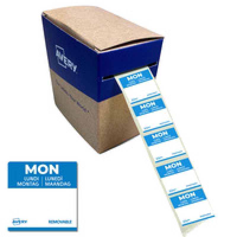 AVERY Étiquette jour FRI, 25 x 25 mm, vert