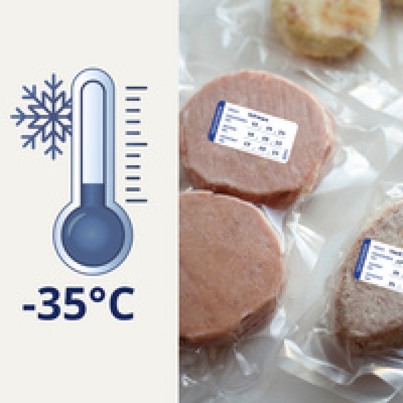 AVERY Lebensmittel-Tiefkühl-Etiketten, 65 x 35 mm, weiß