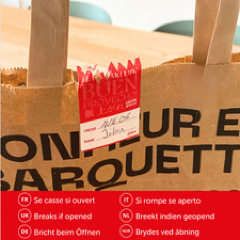 AVERY Étiquette de fermeture "bon appétit", 40 x 95 mm