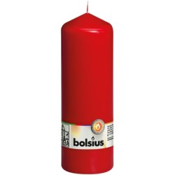 Bolsius Pillar Candle 200mm X 68mm Red