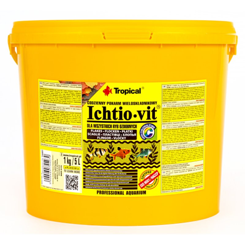 Tropical - ICHTIO-VIT multi-ingredient flakes 11 liter