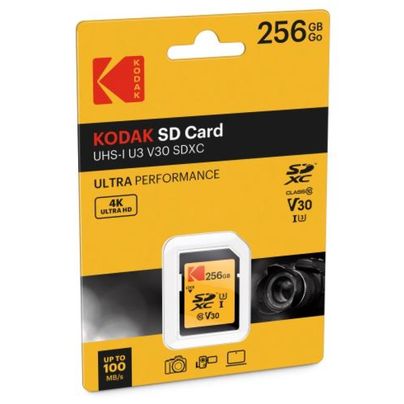 Kodak SD 256GB UHS-I U3 V30 Ultra