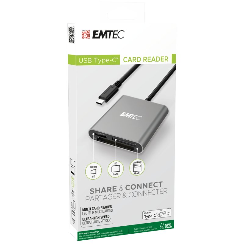 Lecteur de Cartes Emtec T610C USB 3.0 Type C