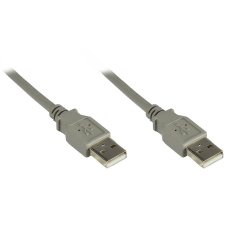 Alcasa 2212-AA3 câble USB USB 2.0 3 m USB A Gris