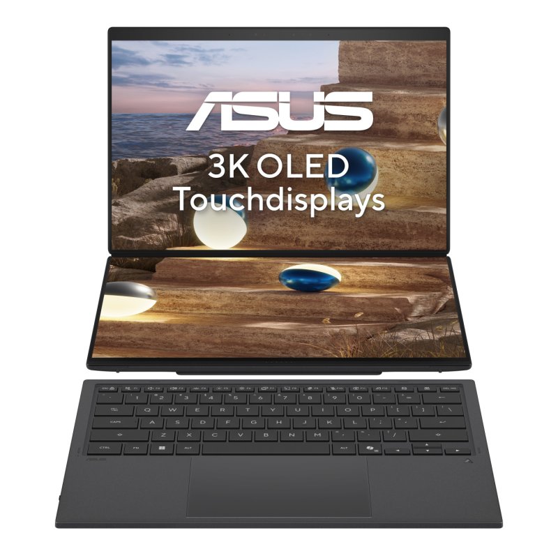 ASUS Zenbook Duo UX8407AA-SN262W Intel Core Ultra 9 386H Hybrid (2-in-1) 35.6 cm (14") Touchscreen 3K 32 GB