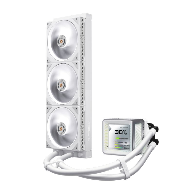 CPC ASRock Steel Legend 360 LCD White